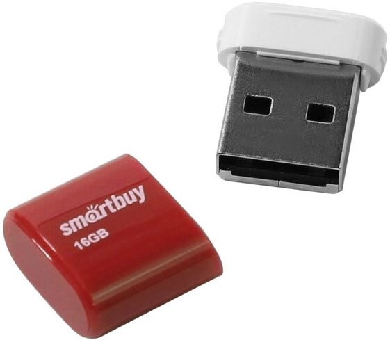

Флэш-накопитель Smartbuy Lara 16GB red