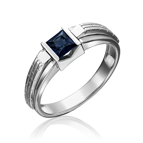

Кольцо из белого золота с сапфиром р. 17,5 PLATINA jewelry 01-5182-00-102-1120-30, 01-5182-00-102-1120-30