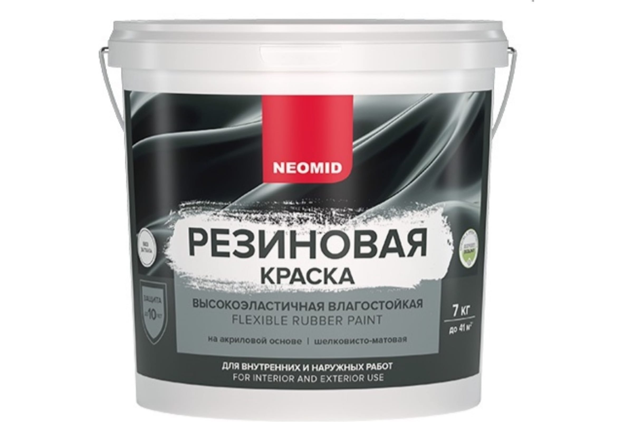 

Neomid Краска резиновая Серый 7 кг Н-КраскаРез-7-Сер