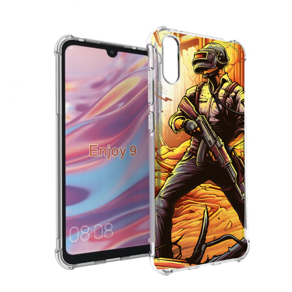 

Чехол бампер MyPads Пабг для Huawei Enjoy 9, Прозрачный, Tocco