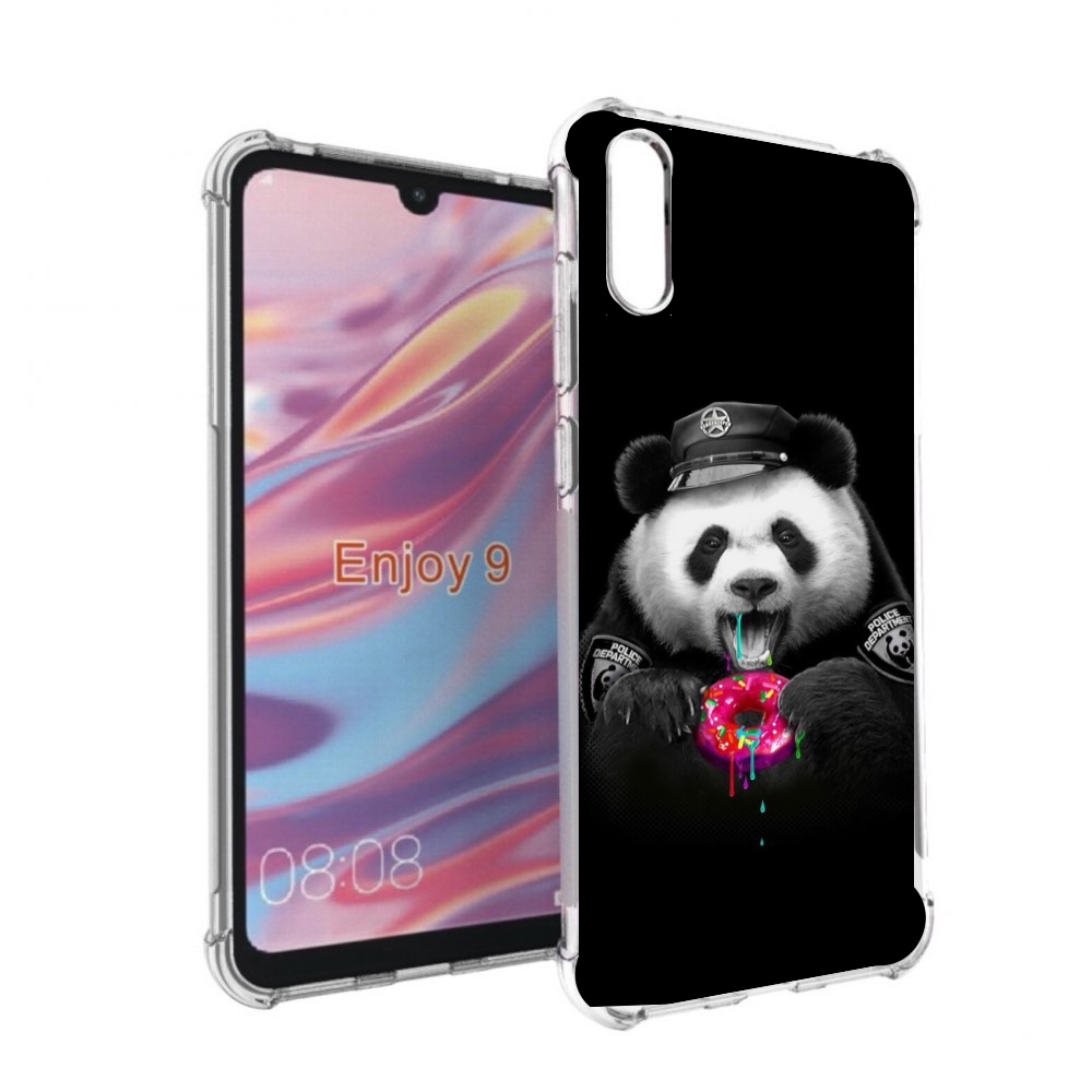 

Чехол бампер MyPads Панда-с-пончиком для Huawei Enjoy 9, Прозрачный, Tocco