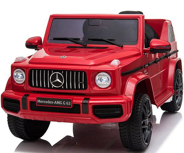 

Детский электромобиль Mercedes-AMG G63 (O777OO) вишневый глянец, Синий