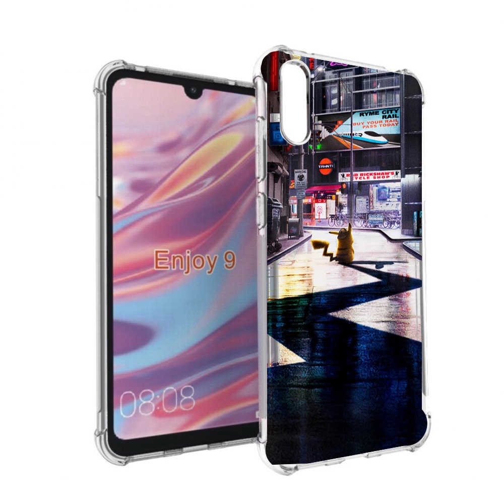

Чехол бампер MyPads Пикачу-в-городе для Huawei Enjoy 9, Прозрачный, Tocco