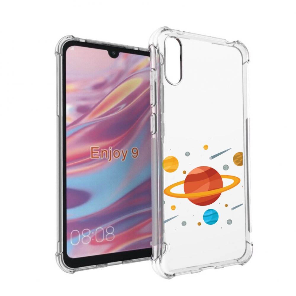 

Чехол бампер MyPads Планета-Сатурн для Huawei Enjoy 9, Прозрачный, Tocco