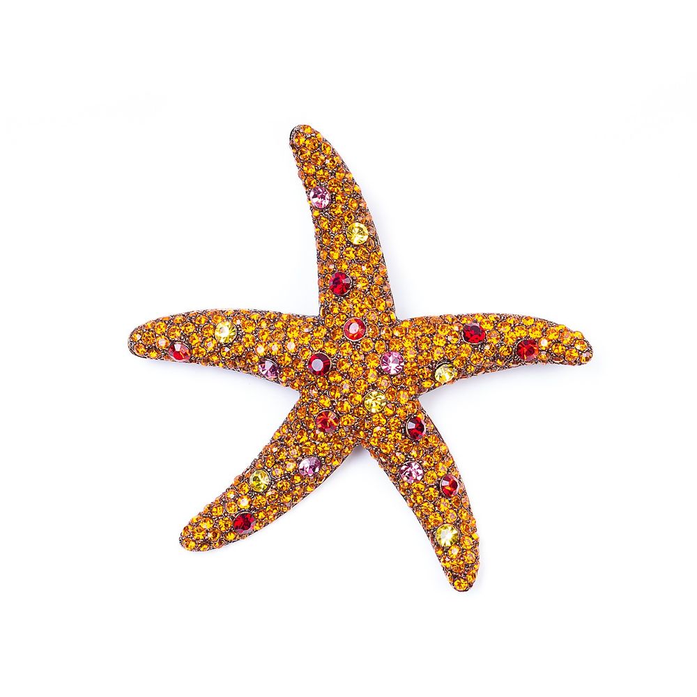

Брошь из бижутерного сплава с swarovski Moon Paris MoS-22.03-055, MoS-22.03-055