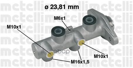 

Главный тормозной цилиндр METELLI 050349, Главный тормозной цилиндр METELLI 050349 METELLI 050349