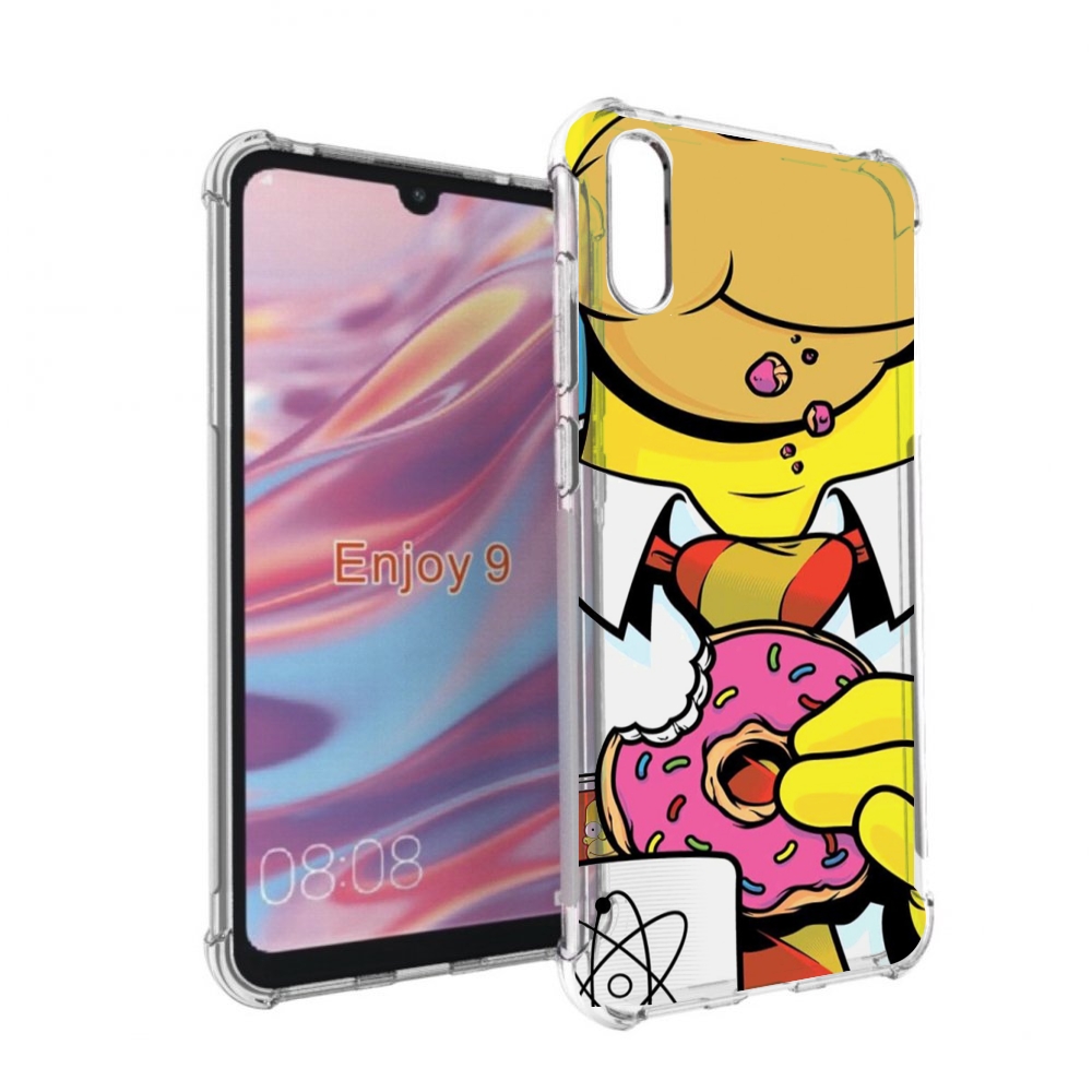 

Чехол бампер MyPads Пончик для Huawei Enjoy 9, Прозрачный, Tocco