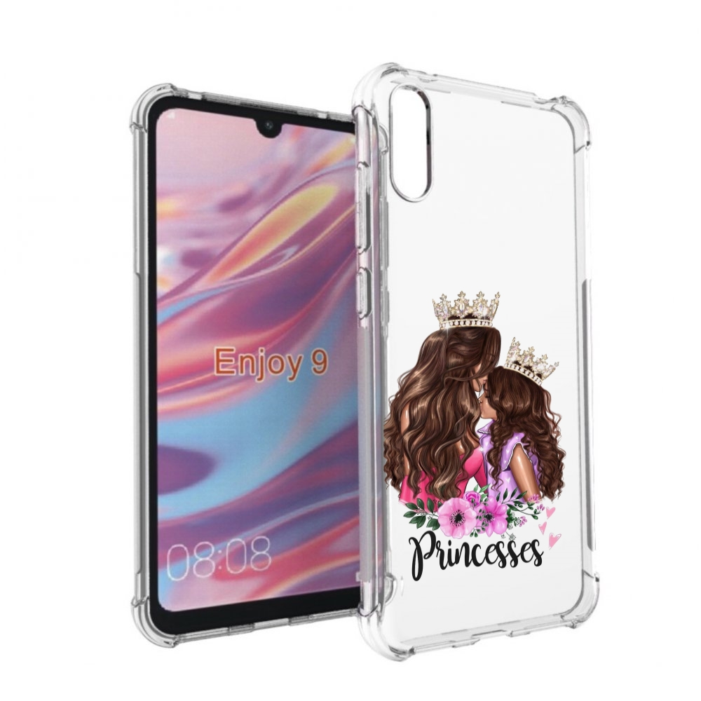

Чехол бампер MyPads Принцессы женский для Huawei Enjoy 9, Прозрачный, Tocco