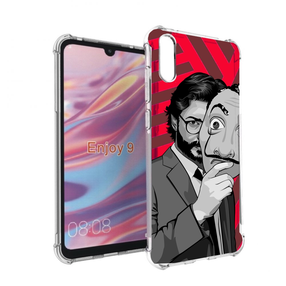 

Чехол бампер MyPads Профессор-бумажый-дом для Huawei Enjoy 9, Прозрачный, Tocco