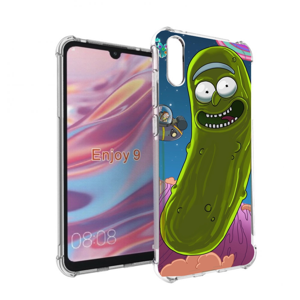 

Чехол бампер MyPads Рик огурец для Huawei Enjoy 9, Прозрачный, Tocco
