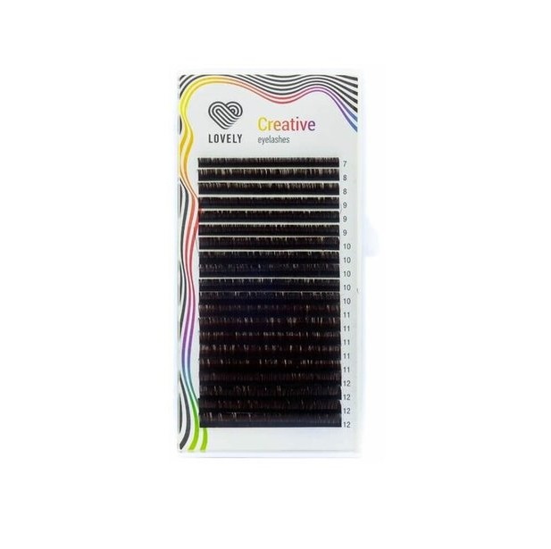 

Ресницы Lovely Dark Chocolate L 0.10 8-15 мм, Коричневый, 4627148846046