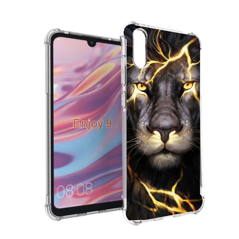 

Чехол бампер MyPads Светящийся-лев мужской для Huawei Enjoy 9, Прозрачный, Tocco