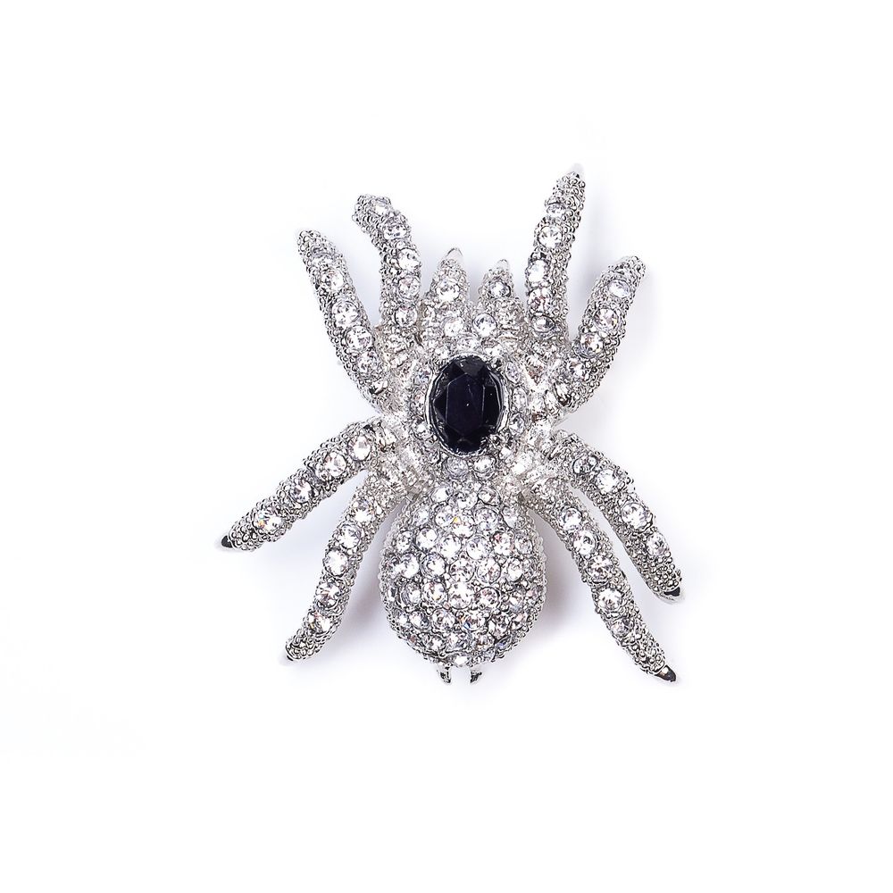 

Брошь из бижутерного сплава с swarovski Moon Paris MoS-22.03-061, MoS-22.03-061