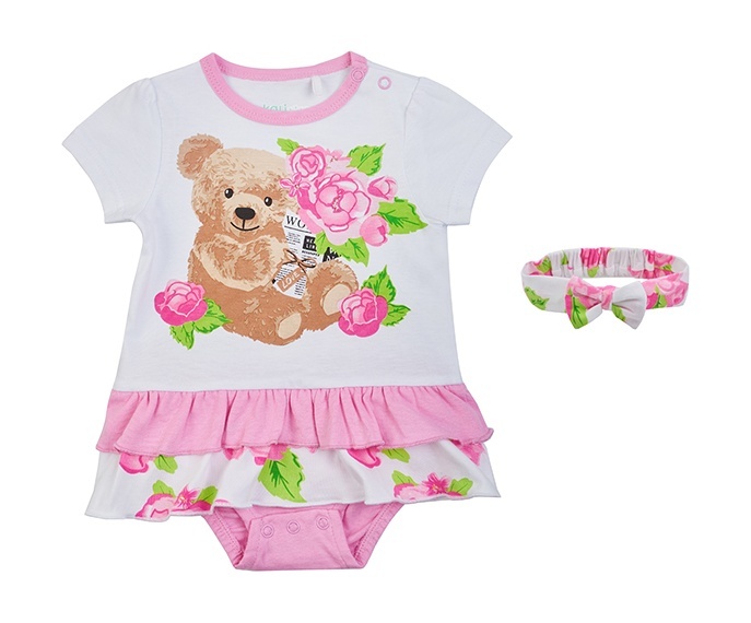 Платье детское Kari Baby SS24B24101206, белый, 62