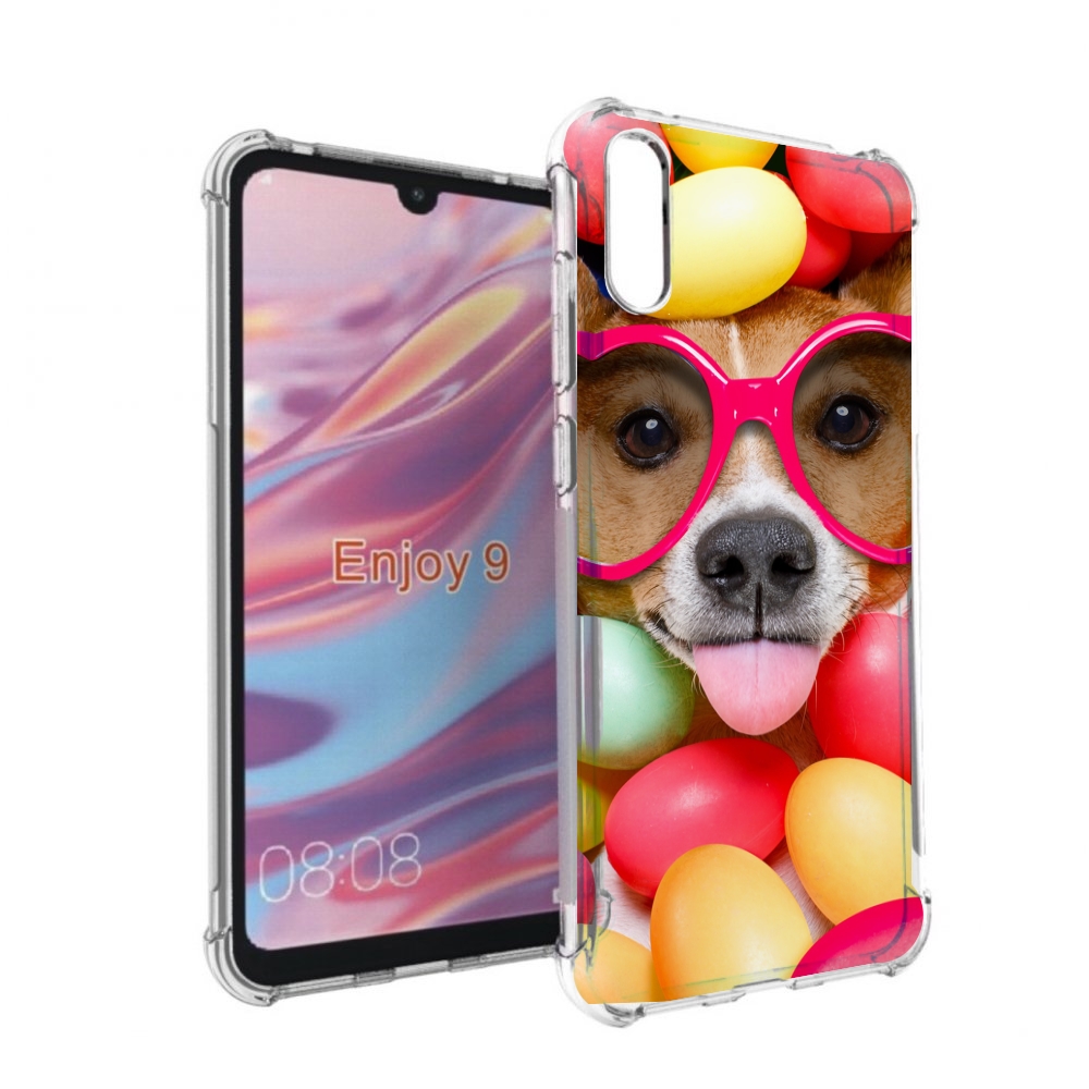 

Чехол бампер MyPads Собака-в-яйцах для Huawei Enjoy 9, Прозрачный, Tocco
