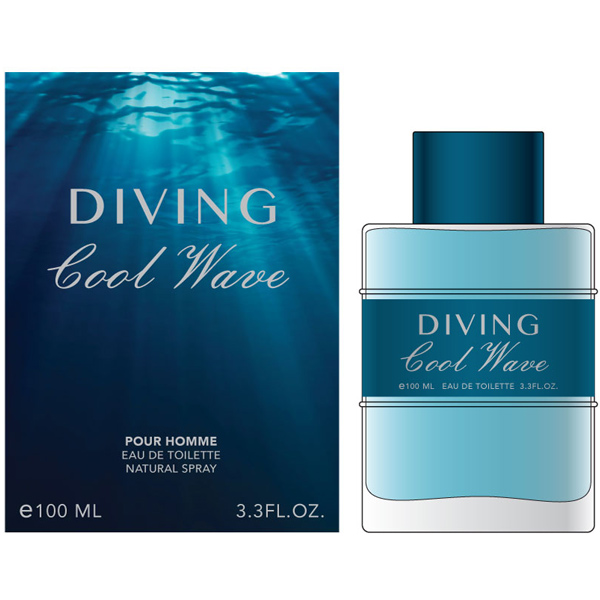 

КПК Туалетная вода мужская DIVING COOL WAVE, 100 мл