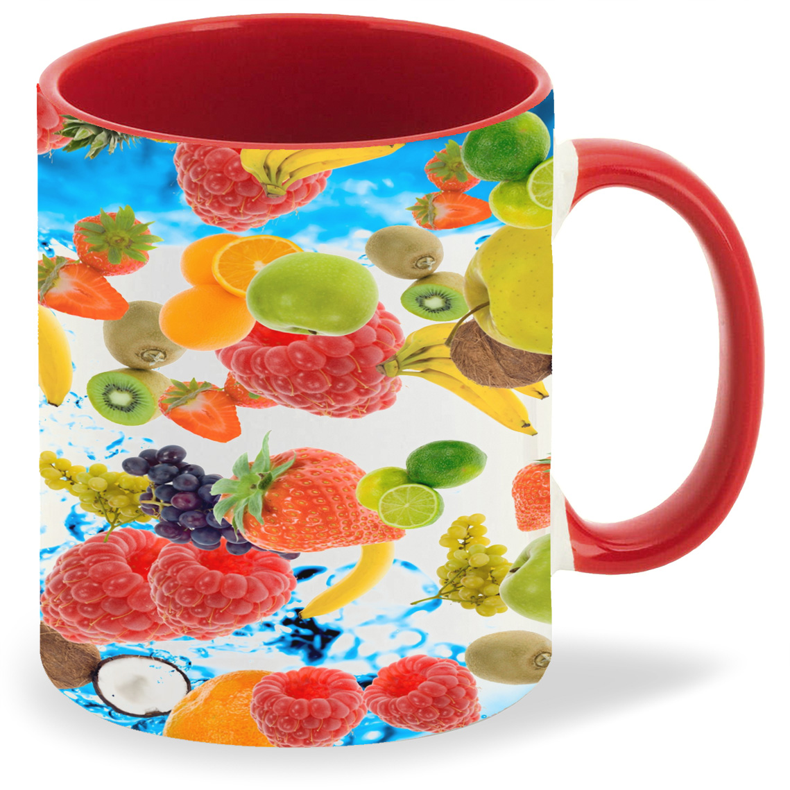 

Кружка CoolPodarok Фрукты и ягоды в воде, Фрукты и ягоды в воде