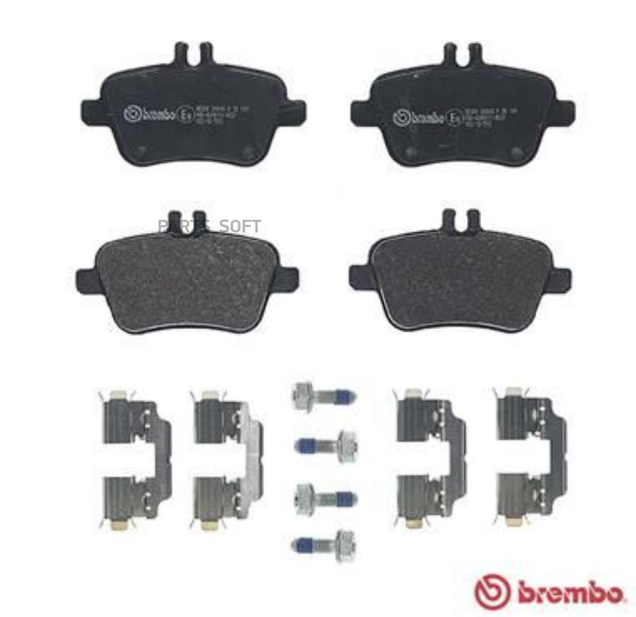 

Колодки зад.MERCEDES A-CLASS W176 12-18/INFINITI Q30 15= 1шт BREMBO P50140
