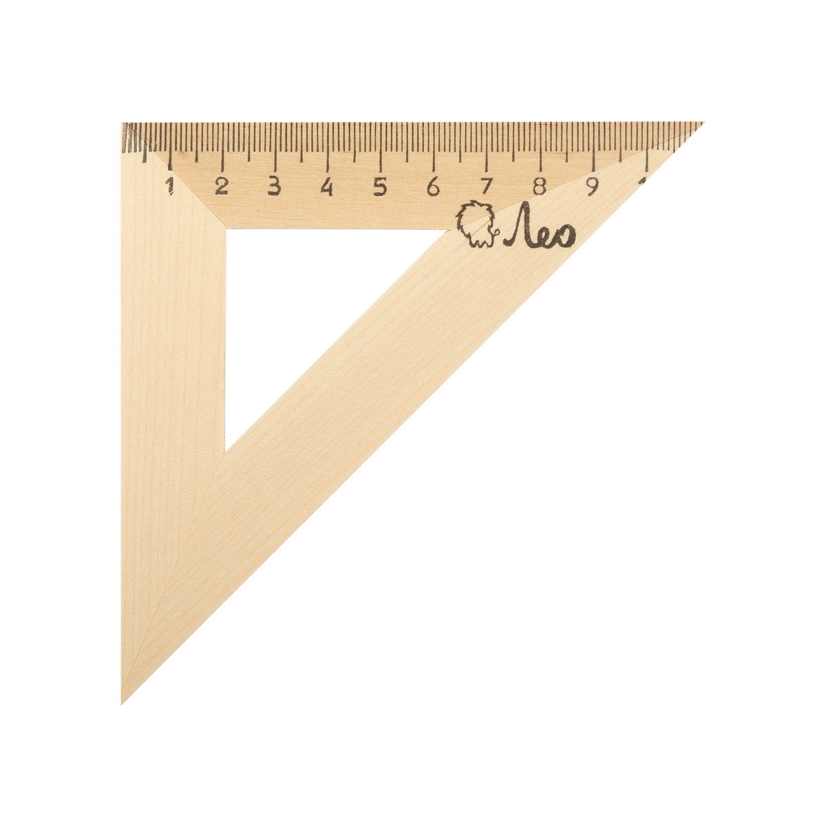 Треугольник ЛЕО WTL-4511 11 см 45 градусов 25 шт деревянный