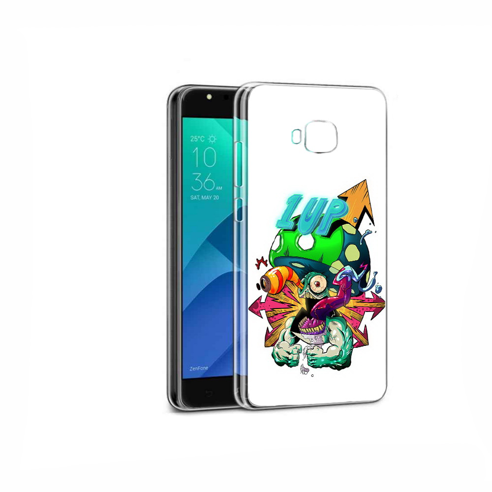 

Чехол MyPads Tocco для Asus ZenFone 4 Selfie сильный гриб абстракция, Прозрачный, Tocco