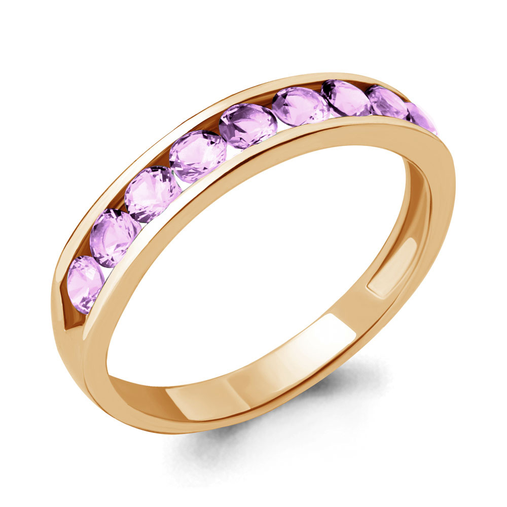 

Кольцо из серебра с фианитом р. 17 Aquamarine 63897В_925_з, 63897В_925_з