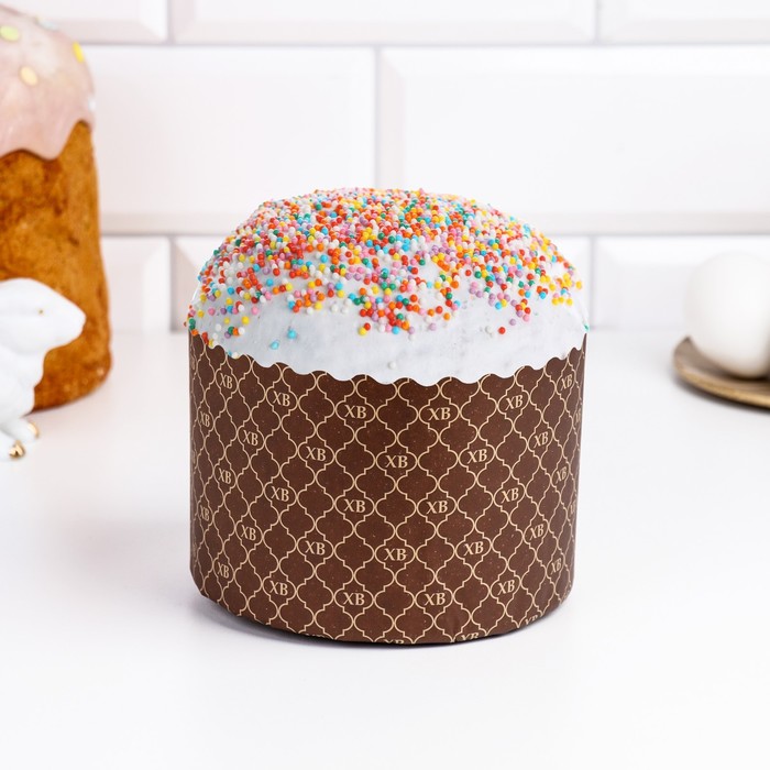 

Форма бумажная для кекса, маффинов и кулича "ХВ новая" 134 х 100 мм (1200 шт. в кор.)