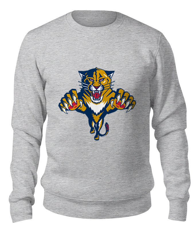 

Свитшот унисекс Printio Florida panthers серый S, Florida panthers