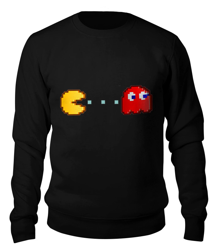 

Свитшот унисекс Printio Pacman черный S, Pacman