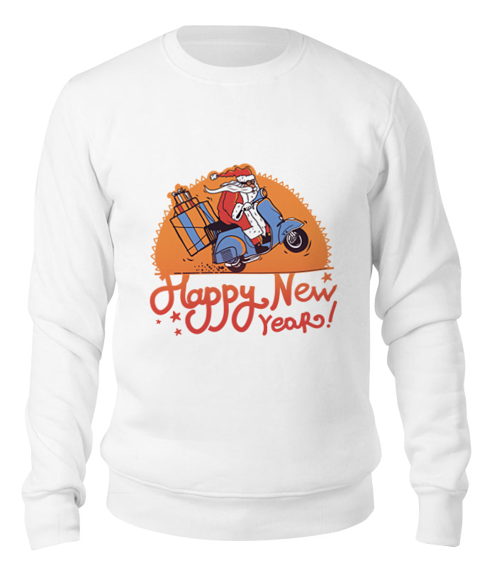 

Свитшот унисекс Printio New year белый S, New year