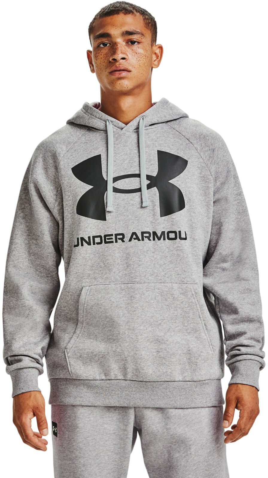 

Худи мужское Under Armour 1357093-011 серое LGT, 1357093-011