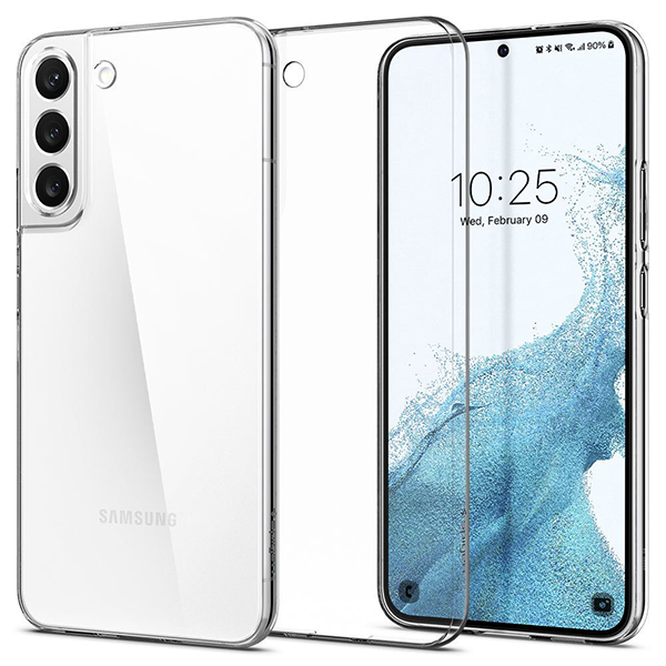 

Чехол Spigen AirSkin для Samsung Galaxy S22 5G (ACS03997), прозрачный, AirSkin