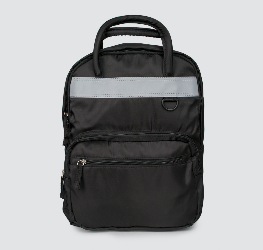 Сумка-рюкзак женская Marmalato 498-052, черный-серый