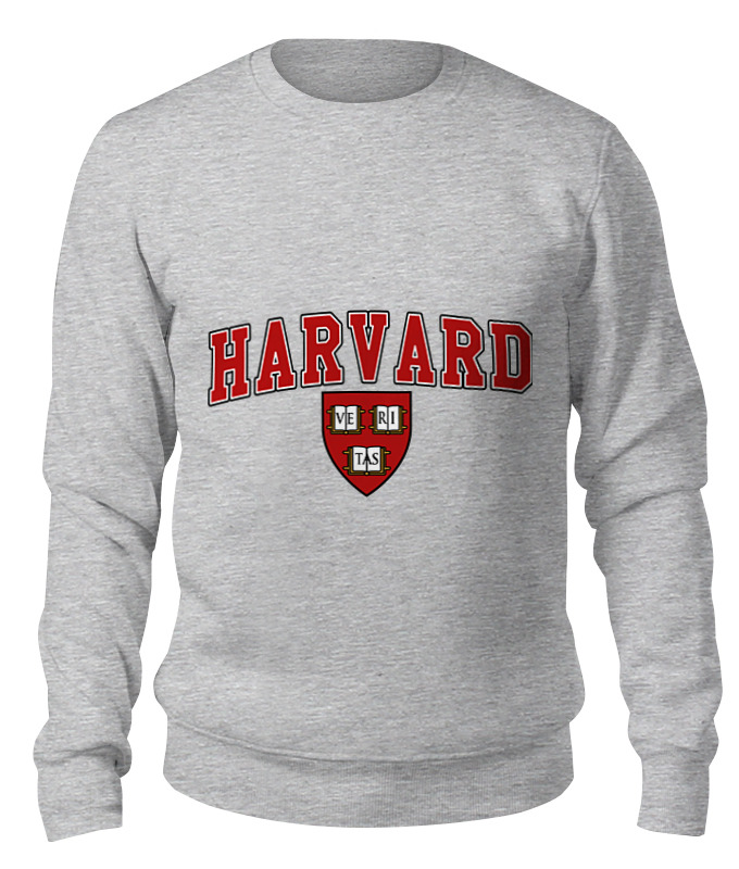 

Свитшот мужской Printio Harvard серый S, Harvard