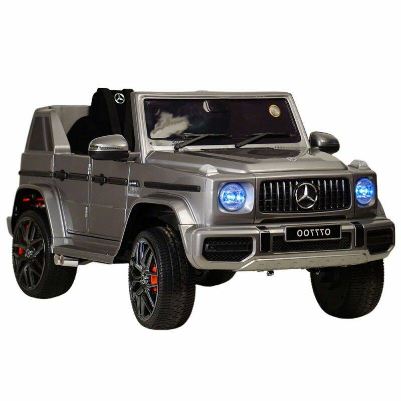 

Детский электромобиль RIVERTOYS Mercedes-AMG G63 (O777OO) серый глянец