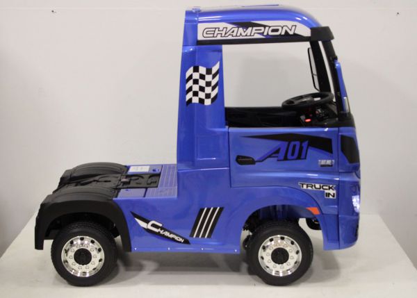 

Детский электромобиль RIVERTOYS Mercedes-Benz Actros 4WD (HL358) синий