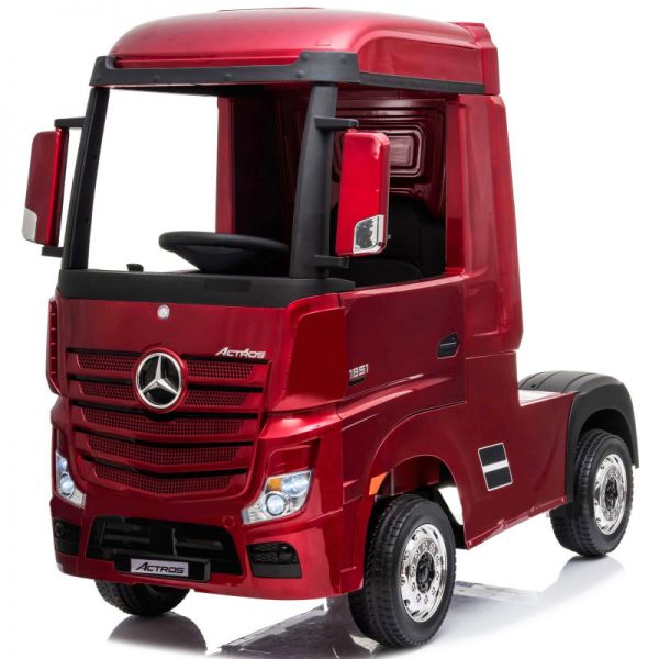 

Детский электромобиль Mercedes-Benz Actros 4WD с прицепом (HL358) красный