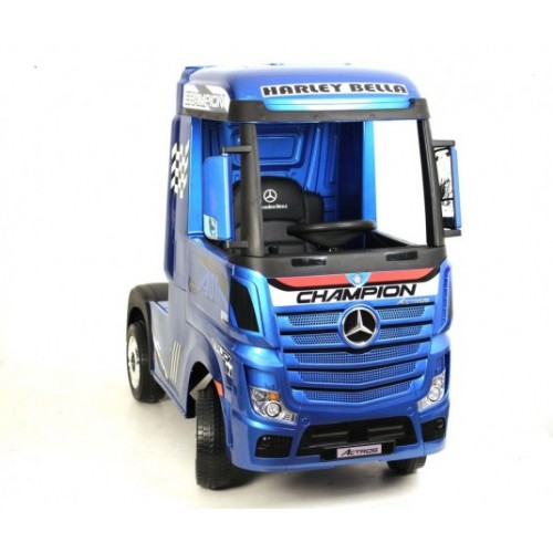 

Детский электромобиль Mercedes-Benz Actros 4WD с прицепом (HL358) синий