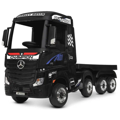 

Детский электромобиль Mercedes-Benz Actros 4WD с прицепом (HL358) черный
