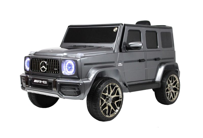 

Детский электромобиль RIVERTOYS Mercedes-Benz G63 (T999TT) серый глянец, Желтый