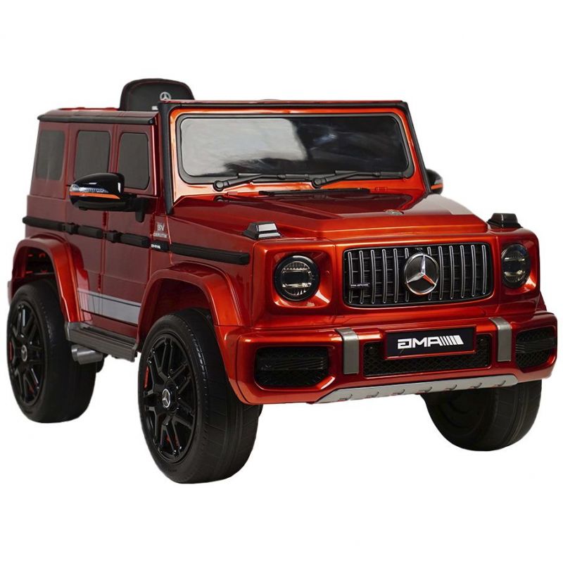 Детский электромобиль RIVERTOYS Mercedes-Benz G63 4WD (K999KK) вишневый глянец электромобиль lexus вишневый глянец rivertoys