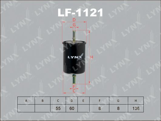 

Lf-1121_фильтр Топливный! Chevrolet Aveo T250 1.2 04.08>/Aveo T250 1.4 08>/Aveo T200 1.2 0