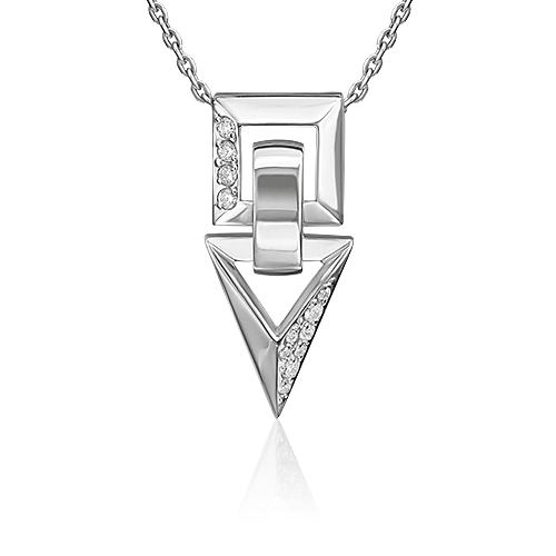

Бегунок из серебра PLATINA jewelry 03-3392-00-401-0200, фианит, 03-3392-00-401-0200