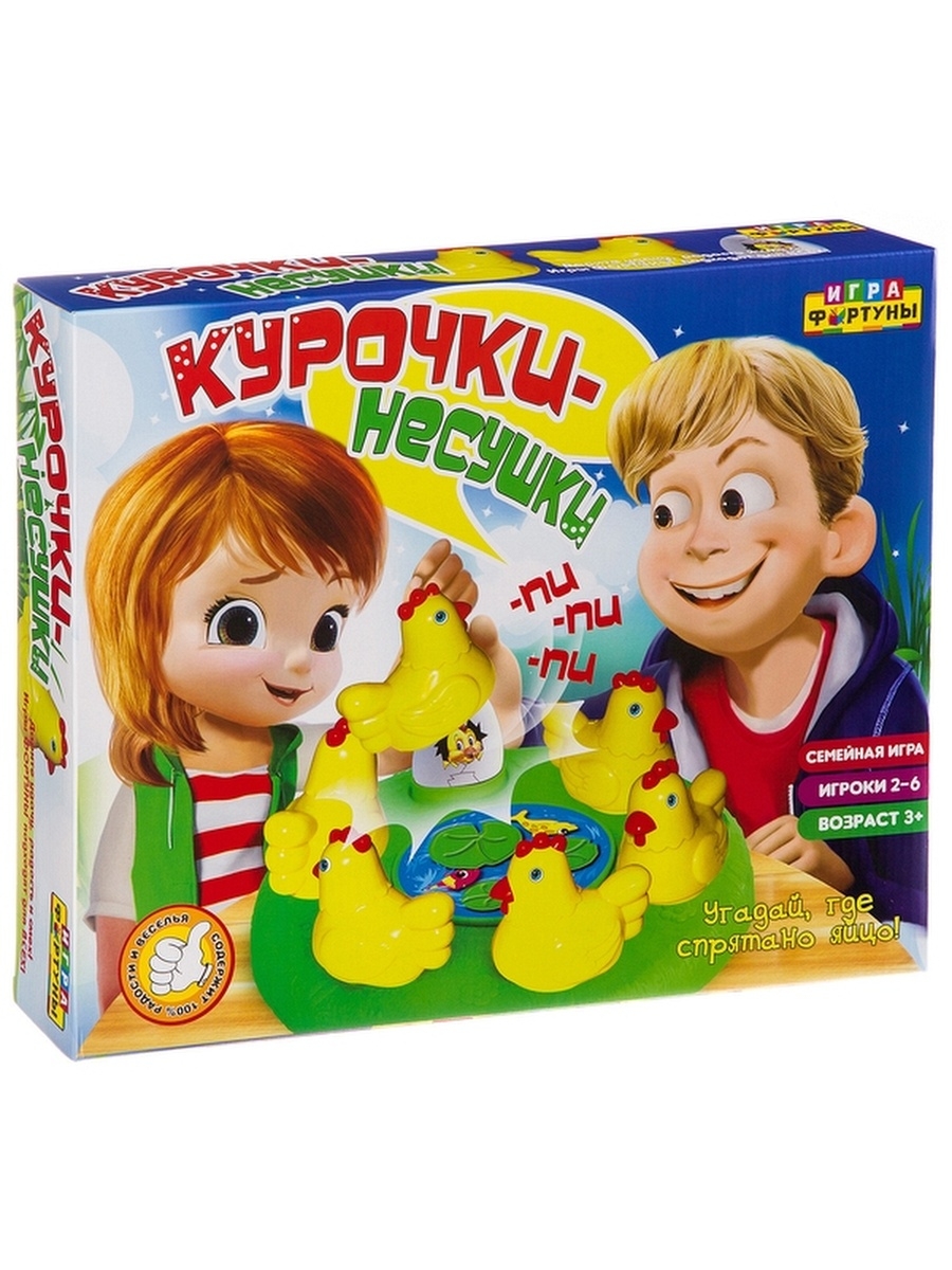 

Настольная семейная игра Игра фортуны Курочки-несушки
