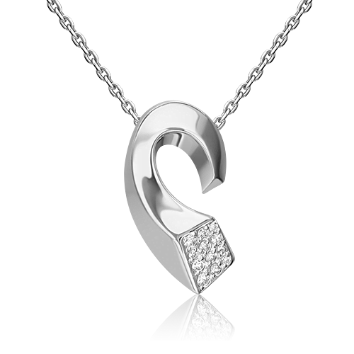 

Бегунок из серебра PLATINA jewelry 03-3401-00-401-0200, фианит, 03-3401-00-401-0200
