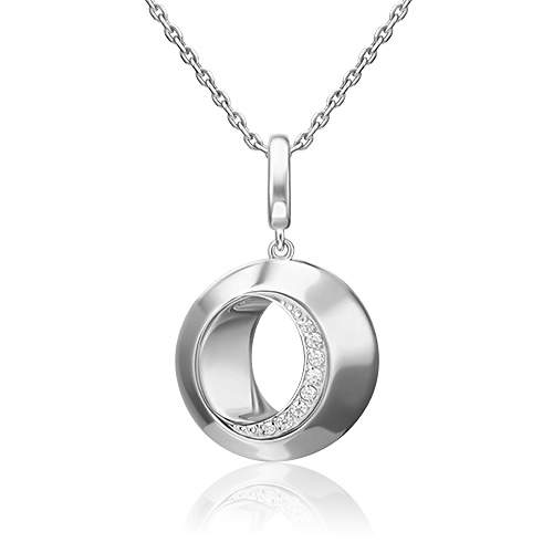 Подвеска из серебра с фианитом PLATINA jewelry 03-3402-00-401-0200 3700₽