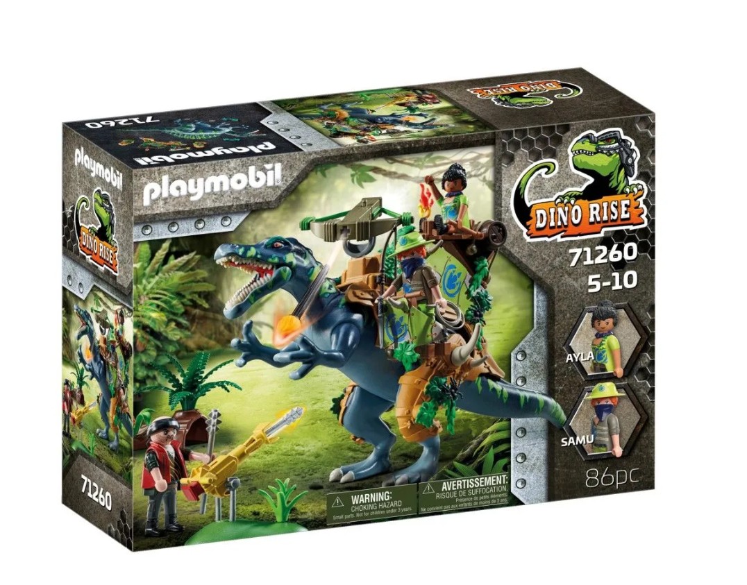 

Конструктор Спинозавр Playmobil Dino Rise 71260 86 дет, 71260