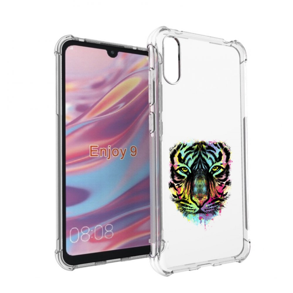 

Чехол бампер MyPads Тигр 1 для Huawei Enjoy 9, Прозрачный, Tocco