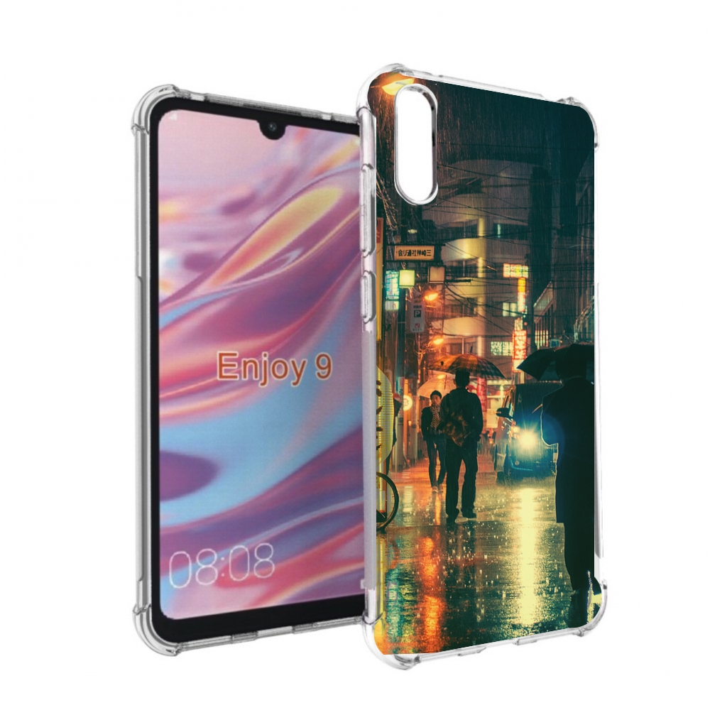 

Чехол бампер MyPads Токио-сеул для Huawei Enjoy 9, Прозрачный, Tocco