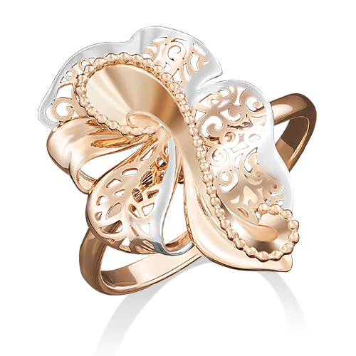 

Кольцо из золота р. 17,5 PLATINA jewelry 01-5033-00-000-1110-48, 01-5033-00-000-1110-48