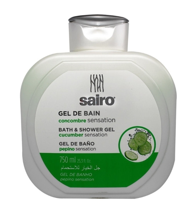 Гель для душа Sairo Bath & Shower Gel Cucumber Sensation увлажняющий, питательный 750 мл